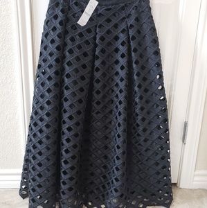White House Black Market Midi Skirt with POCKETS